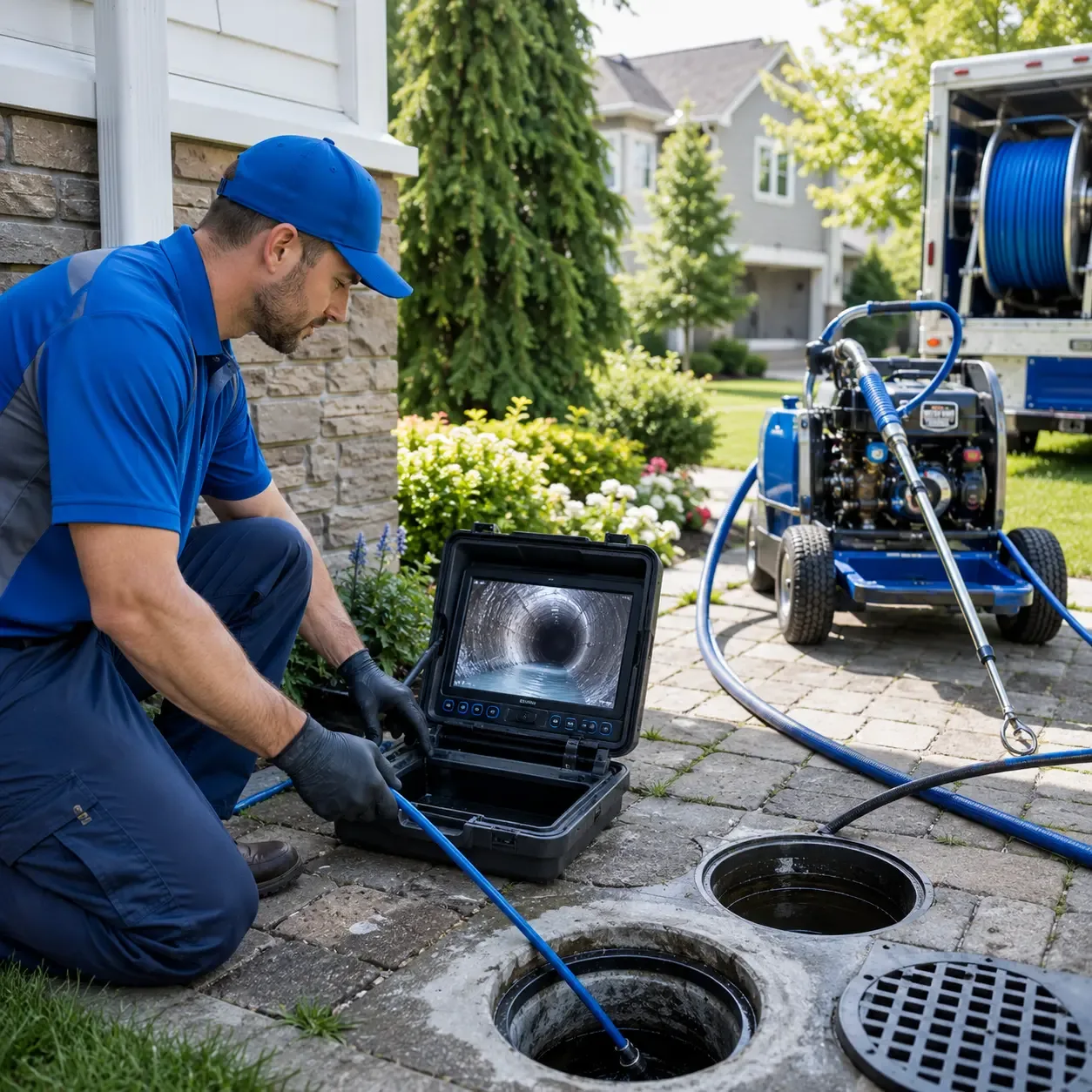 Outdoor drain cleaning professionals serving Crandall, TX