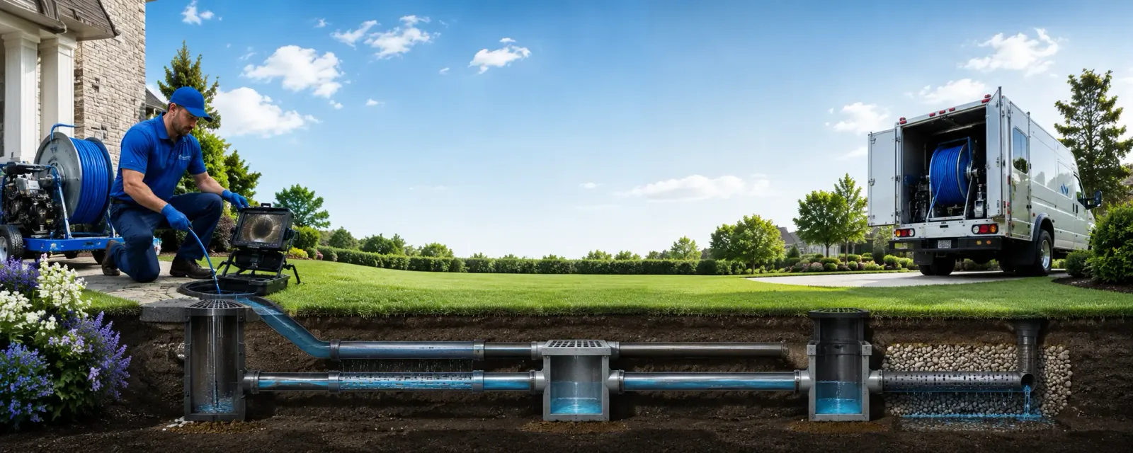 Outdoor drain cleaning information for Crandall, TX
